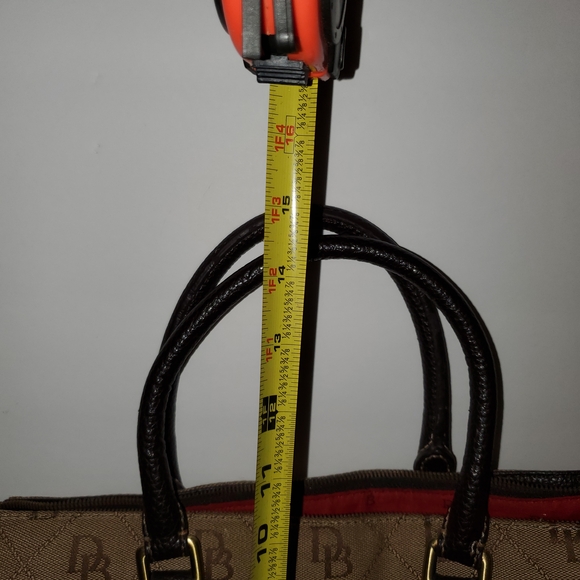 Dooney & Bourke Brown and Tan Satchel - Picture 9 of 10
